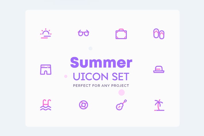 UICON Summer Icons