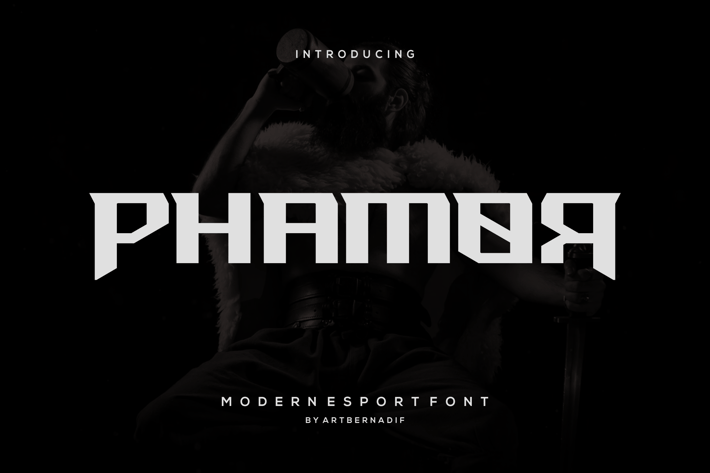Phamor - Modern Esport Font