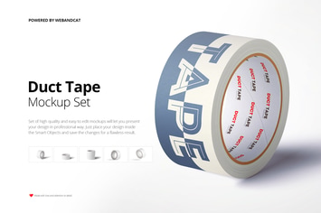 Paper Duct Tape Mockup
