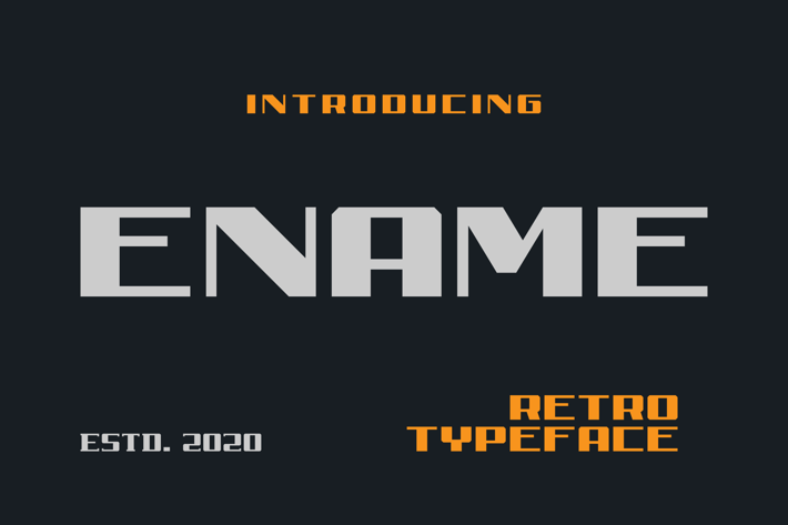 Ename Retro Sans