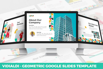 Vidialdi - Geometric Google Slides Template