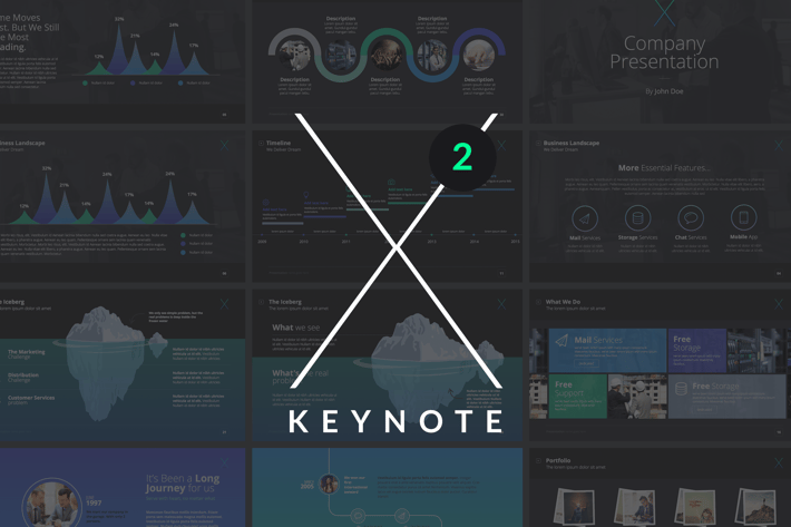 X Note (VOL.02) - Keynote Template