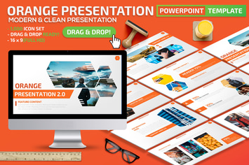Orange Powerpoint Presentation Template