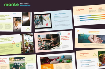 Monte - Education Theme Powerpoint Template