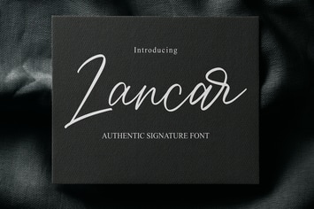 Lancar - Authentic Signature Font