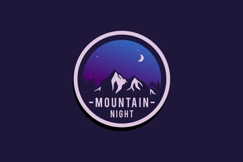 NIGHT MOUNTAIN LOGO TEMPLATES