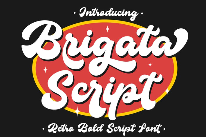 Brigata Script - Retro Font