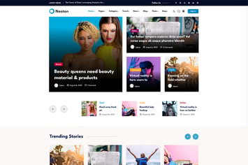  Neoton - Blog News & Magazine HTML Template