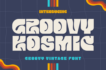 Groovy Kosmic - Unique & Bold Font