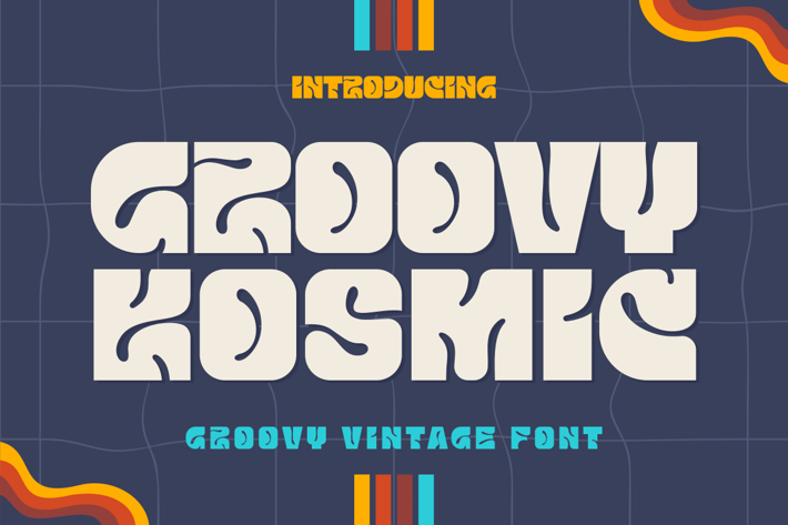 Groovy Kosmic - Unique & Bold Font