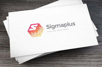 Sigmaplus Letter S Logo Template