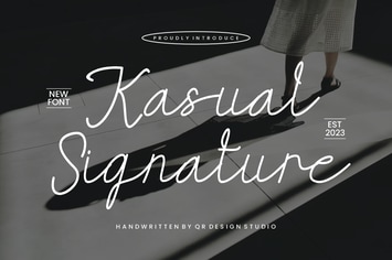 Kasual Signature - Cursive Font