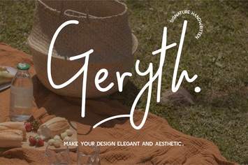 Geryth - Elegant Casual handwritten