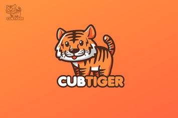 CUBTIGER - Mascot Logo