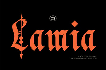 Lamia – Blackletter Font