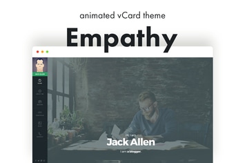 Empathy - Animated vCard WordPress Theme