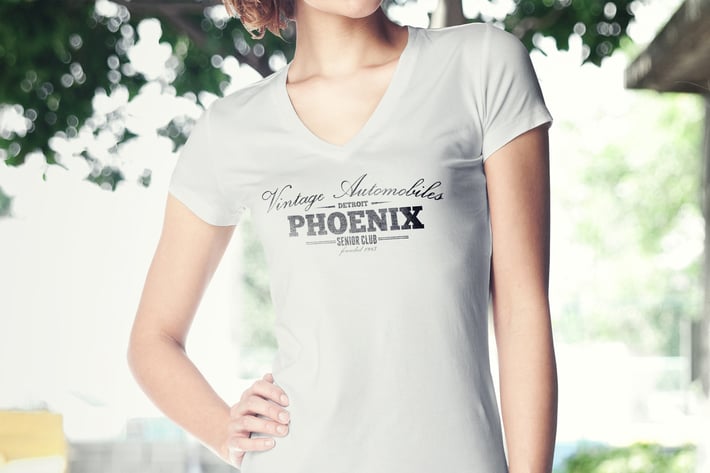 Women T-Shirt Mock-up