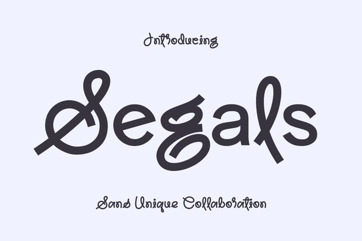 Segals - Sans Unique Collaboration