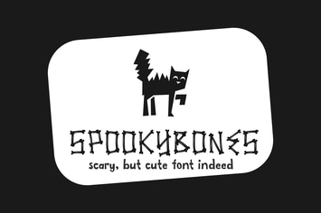 Spookybones - A Fun Sans Serif Halloween Font
