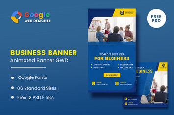 Business Marketing Animated Banner GWD