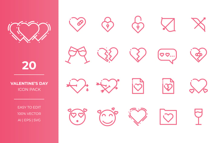 Valentines Day Icon Collection