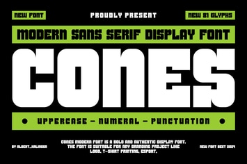 Cones Font