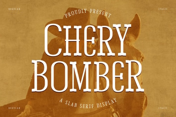 Chery Bomber A Slab Serif Display 