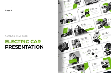 Electric Car Keynote Template Presentation