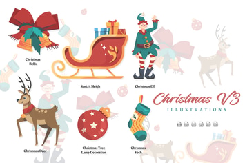 Christmas V3 - Illustrations