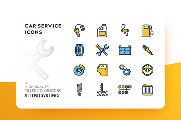 AWR CAR SERVICE FILLED COLOR