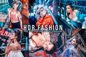 HDR Fashion - Portrait Photoshop Actions 