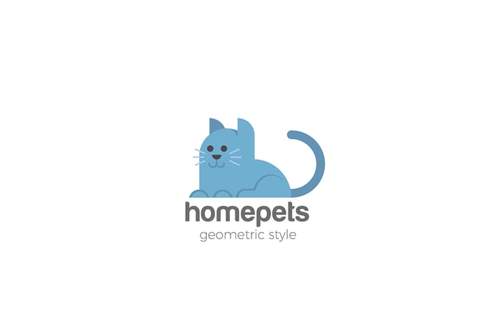Cat Logo Home pets