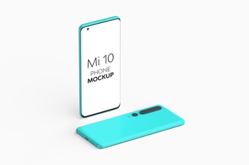 Mi 10 Phone Mockup