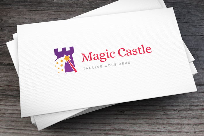 Magic Castle Logo Template