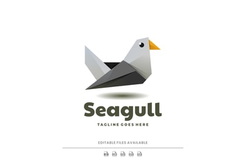 Seagull Low Poly Logo