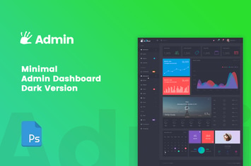 highFive Admin - Dashboard Dark