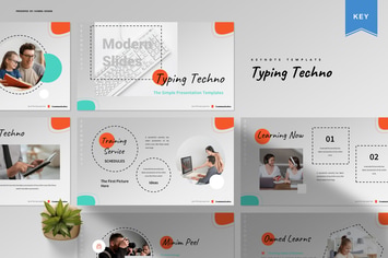 Typing Techno | Keynote Template