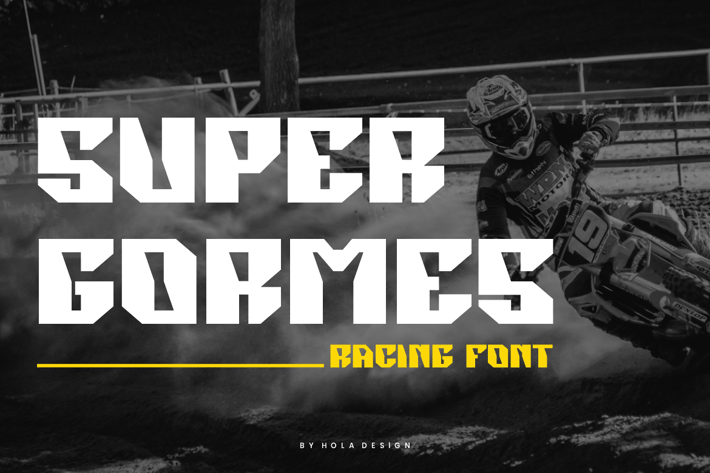 Super Gormes - Speed & Racing Font