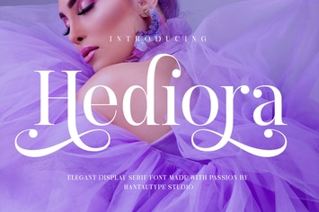 Hediora Elegant Display Serif Font