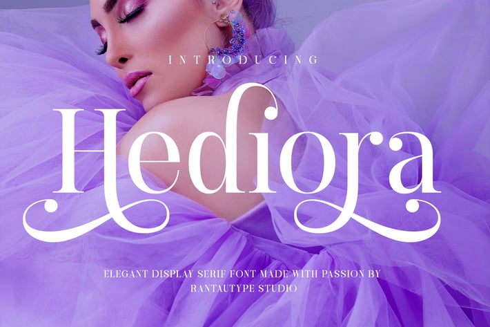 Hediora Elegant Display Serif Font