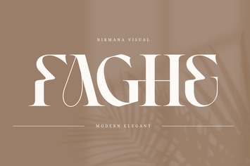 Faghe Modern - Branding Logo Font
