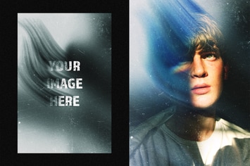 Glowing Aura Motion Blur Portrait Photo Effect