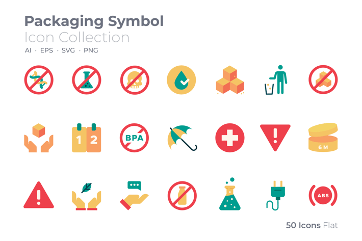 Packaging Symbol Color Icon