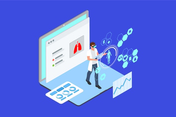 VR Presentation Isometric Illustration - TU