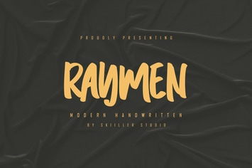 Raymen - Modern Handwritten Font