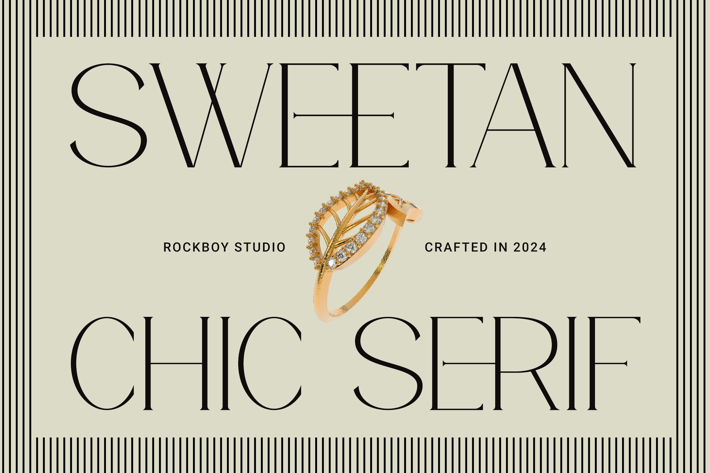 Sweetan - Chic Serif Font