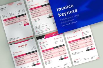 Professional Invoice Keynote Template