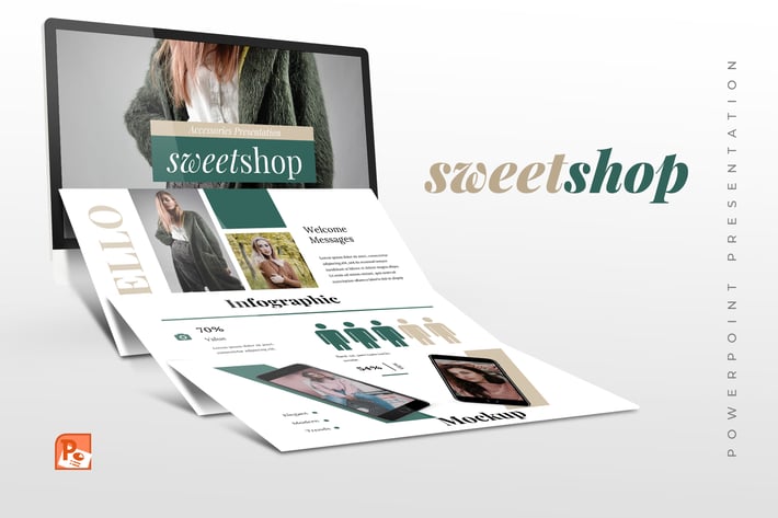 Sweetshop -  Fashion Powerpoint Presentation