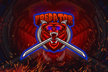 Predator - Mascot Esport Logo Template