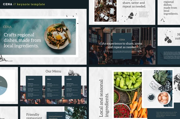 CENA - Food & Culinary Theme / Keynote Template